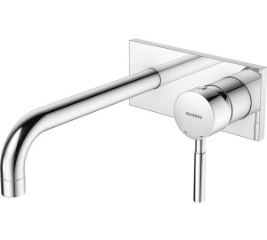 Monomando de lavabo empotrado caño 22 cm